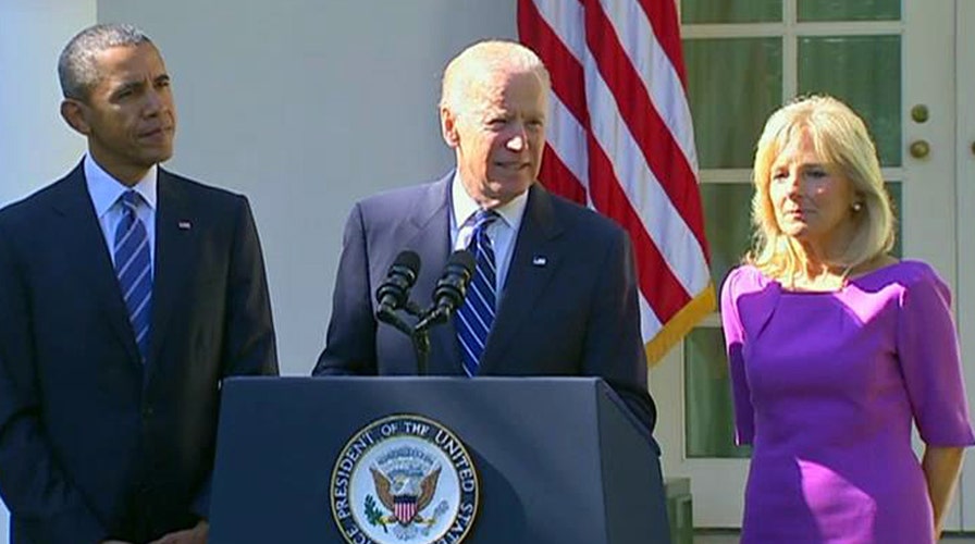 'Classic Biden': Chris Wallace reacts to VP's announcement