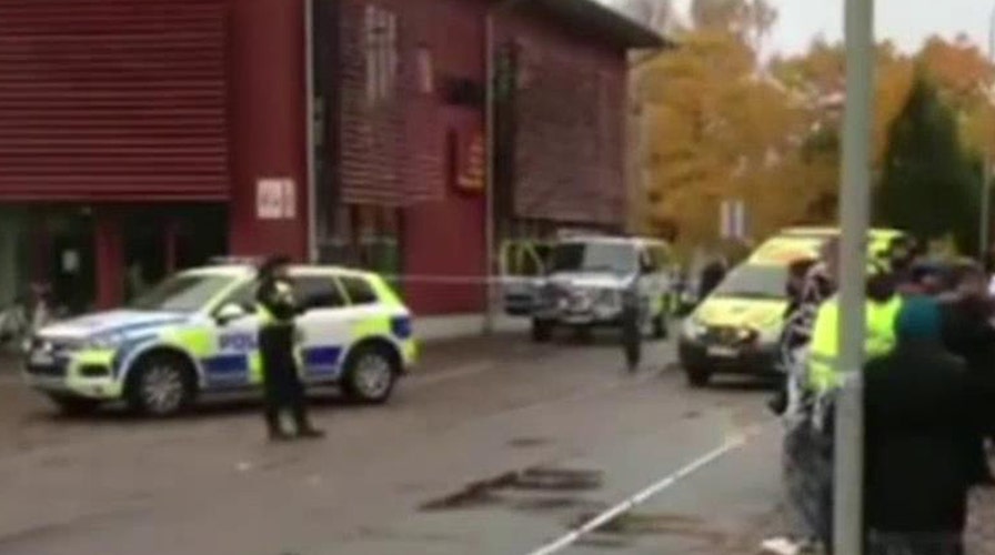Masked man attacks Swedish school with sword