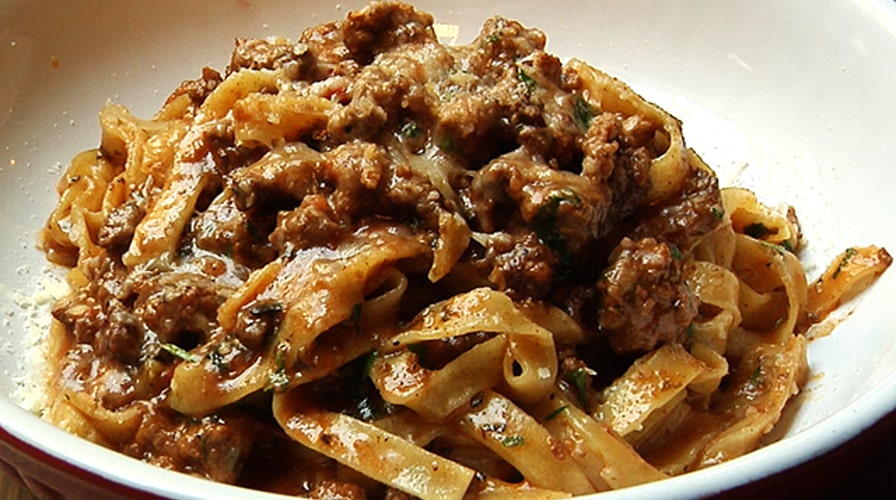 Making Fettuccine Bolognese at Sotto 13