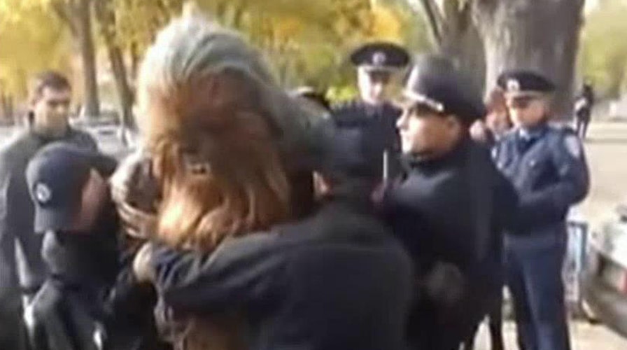 The force is against him! 'Chewbacca' arrested in Ukraine