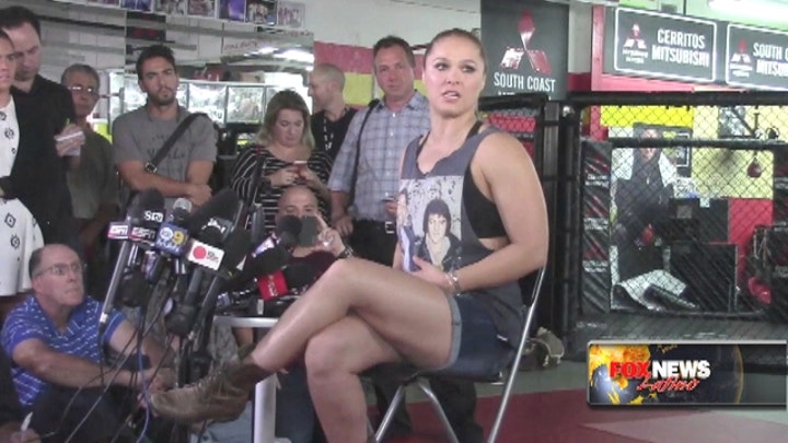 Ronda Rousey preps for Holly Holm with salsa music