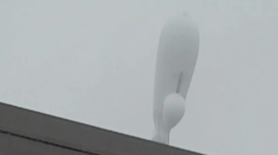 Feds: Blimp dragging tether, causing power outages