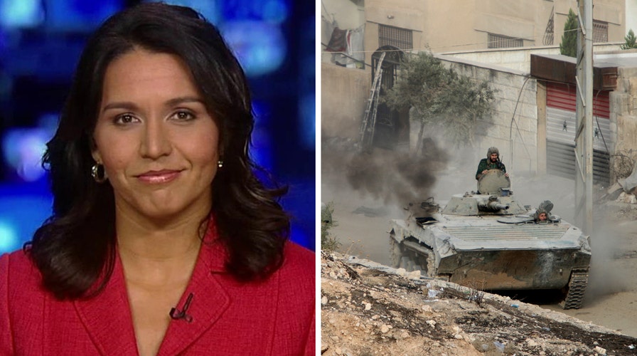 Gabbard calls for an end to 'counterproductive war' in Syria