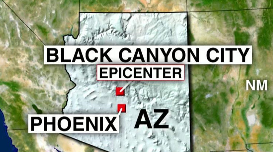 Arizona rattled by three small earthquakes