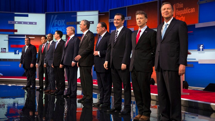 Republican presidential candidates tackle drug debate