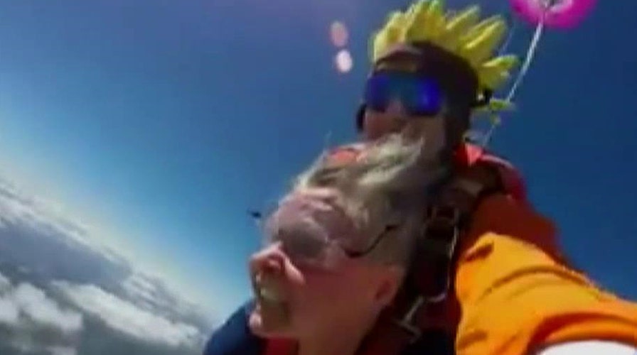 Virginia grandma loses dentures while skydiving