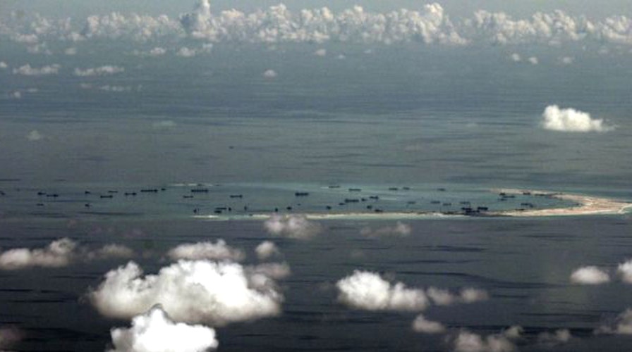 American B-52 bombers fly near Chinese man-made islands