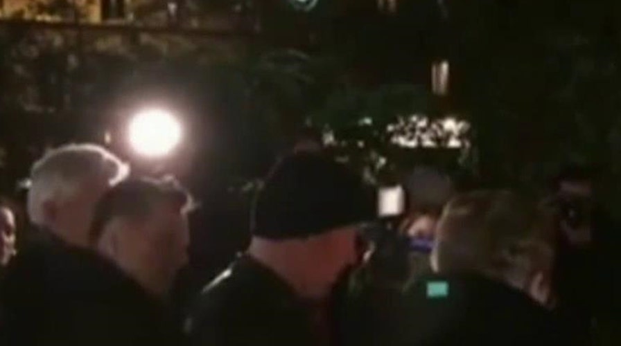 Rock band U2 honors the victims of the Paris attacks
