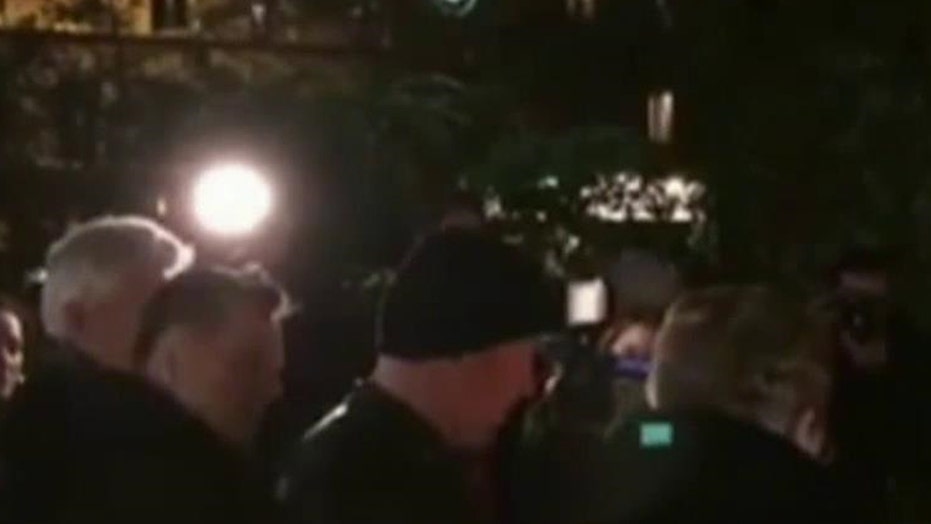 Rock band U2 honors the victims of the Paris attacks