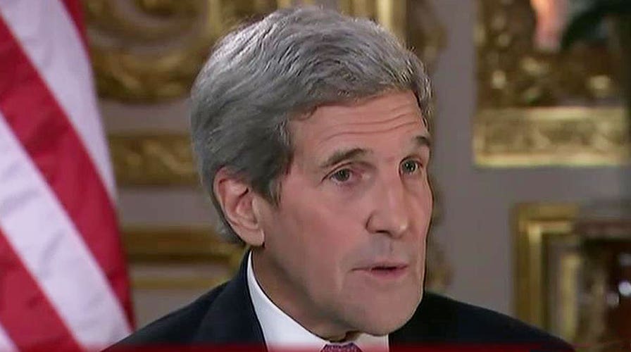FNC grills Sec. Kerry on US terror response