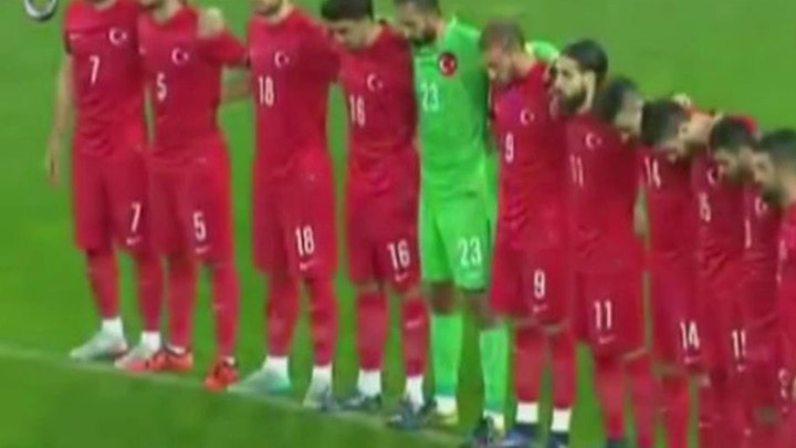 Boos interrupt moment of silence for Paris at soccer match