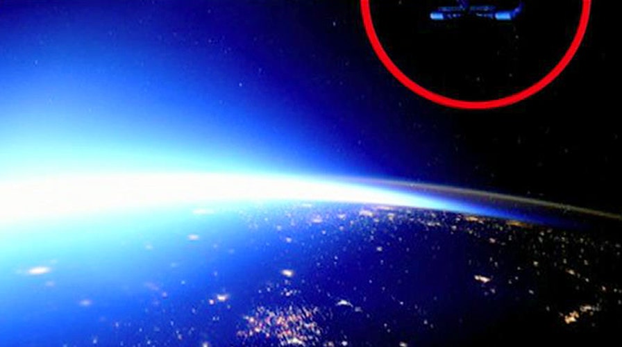 UFO spotted in photo from International Space Station?