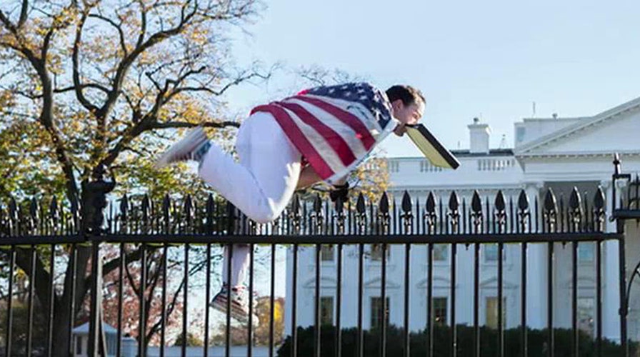 Man detained after jumping over White House fence