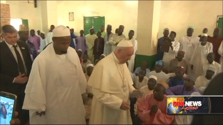 Pope brings message of peace to Africa