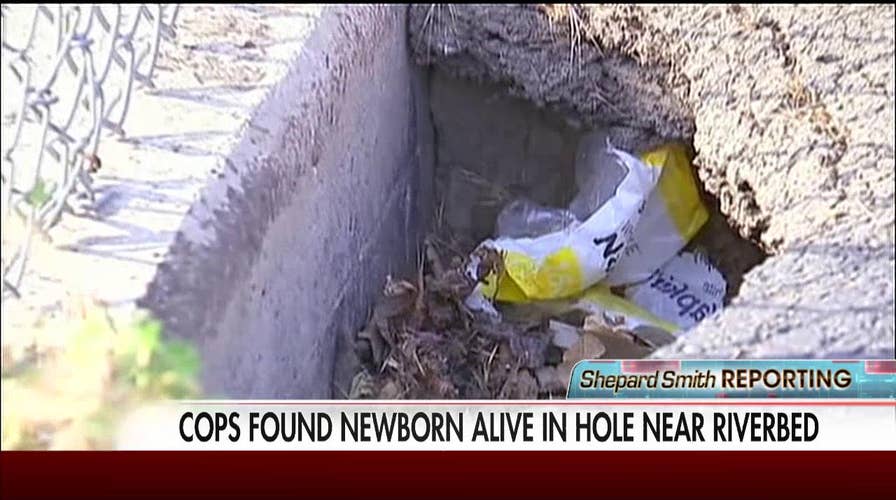 Hospital blanket may help officials ID abandoned baby