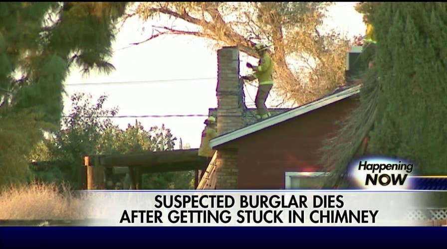 Attempted burglar dies after getting stuck in chimney