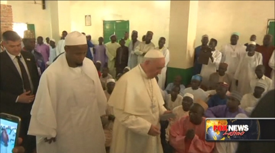 Pope brings message of peace to Africa