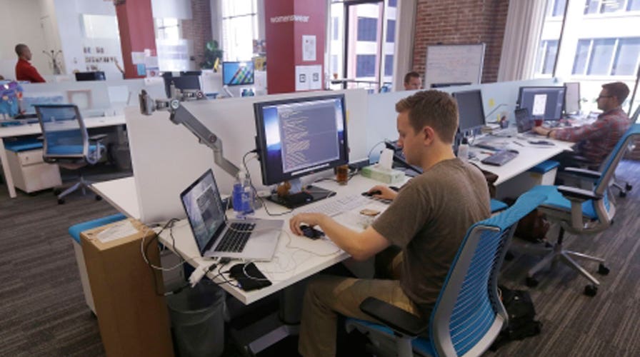 More Americans hearing those magic words… you're hired