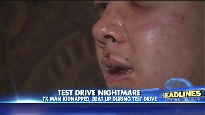 Texas car dealer escapes kidnap during test run