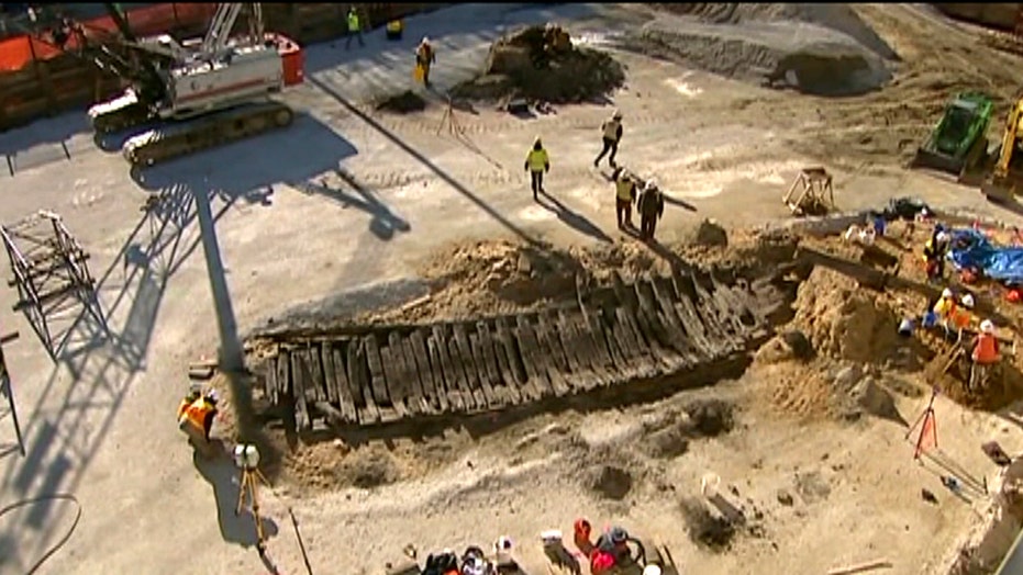 Revolutionary Warera ship unearthed at Virginia construction site