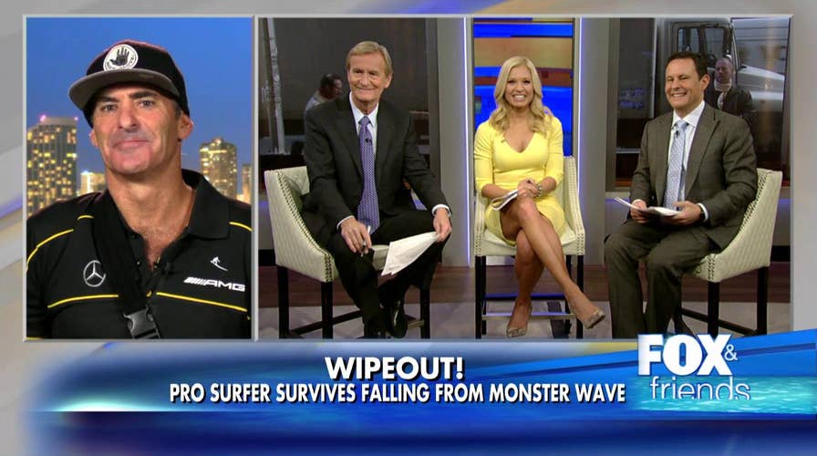 Surfer on surviving massive wipeout