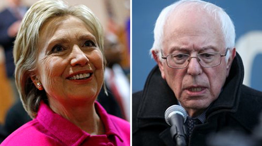 Clinton goes on the attack as Sanders continues to surge