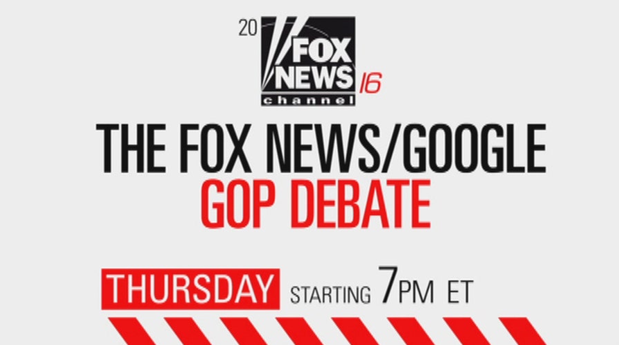Don't miss the Fox News/Google GOP Debate!