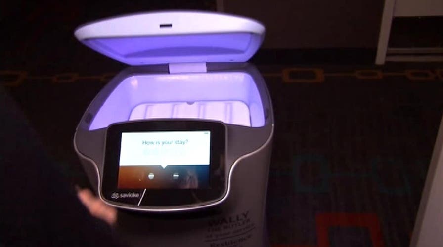 Room service robot makes the rounds in LA hotel