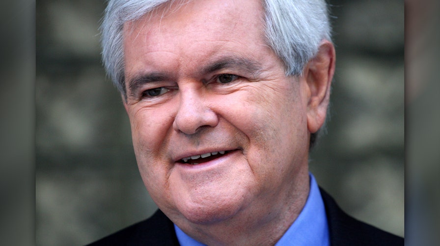 Alan Colmes and Newt Gingrich