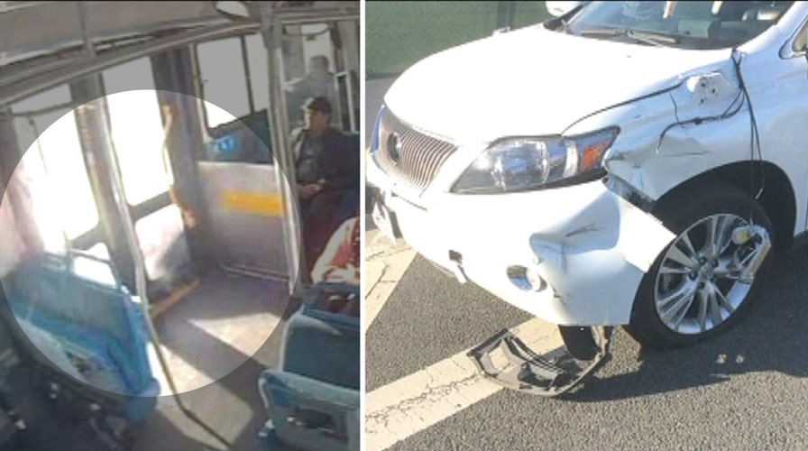 Watch Google's self-driving car crash with bus