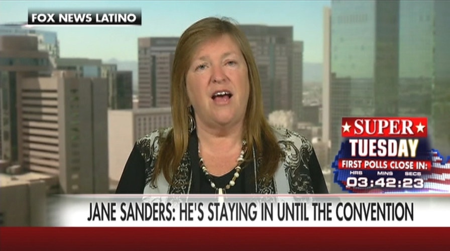 Jane Sanders: We’re staying in until the convention