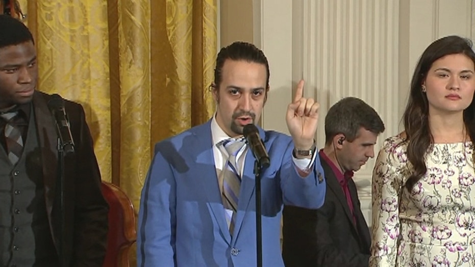 hamilton at the white house