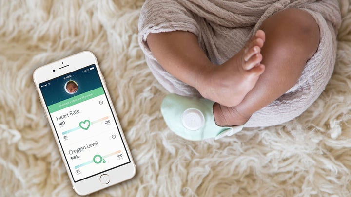 Smart sock tracks baby’s health