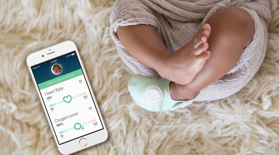 Smart sock tracks baby’s health