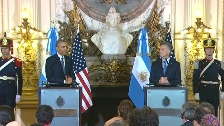 Presidents Obama, Macri hold press conference