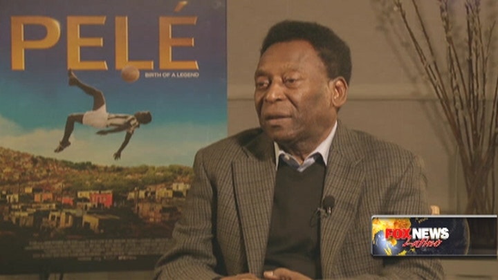 Soccer legend Pelé talks about movie of his life