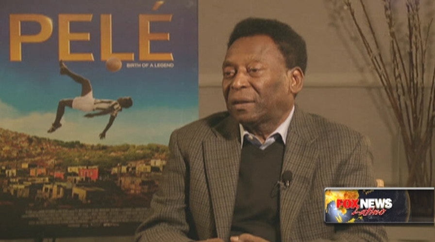 Soccer legend Pelé talks about movie of his life