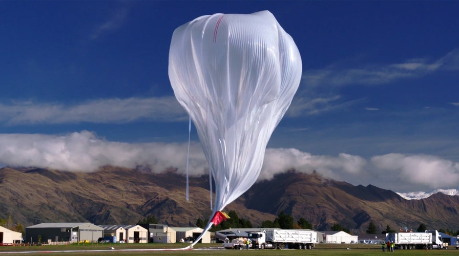 New footage of giant super-pressure weather balloon launch