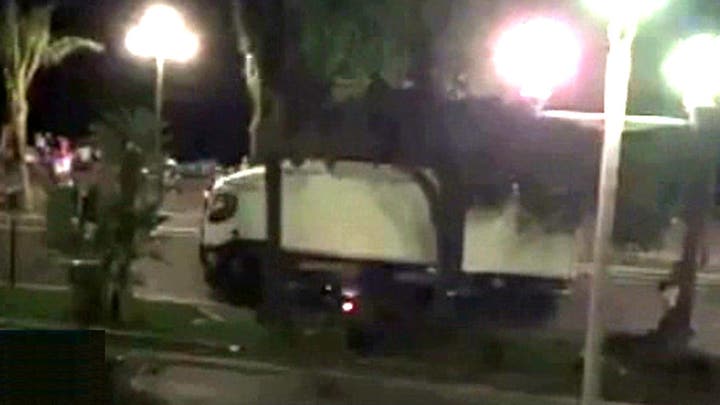 Video captures truck accelerating into crowd in Nice, France