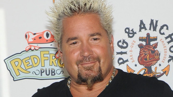 Guy Fieri gets smokin’ on the high seas 