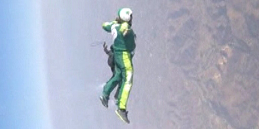 Leap of faith Skydiver jumps from plane without parachute Fox News Video