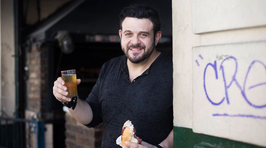 Adam Richman dances for dinner on 'Secret Eats' 