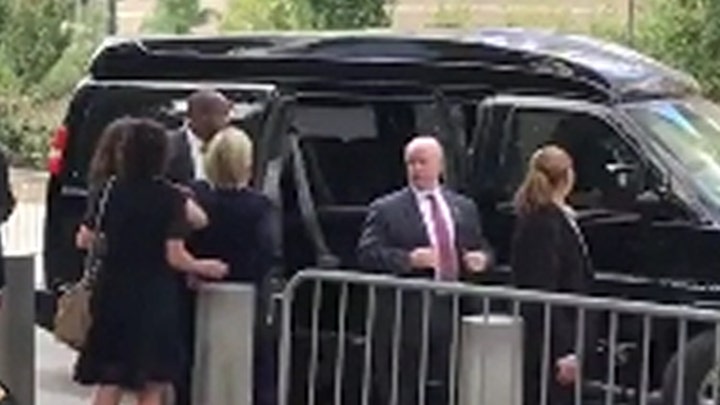 Video captures Clinton's 'medical episode' at 9/11 ceremony 