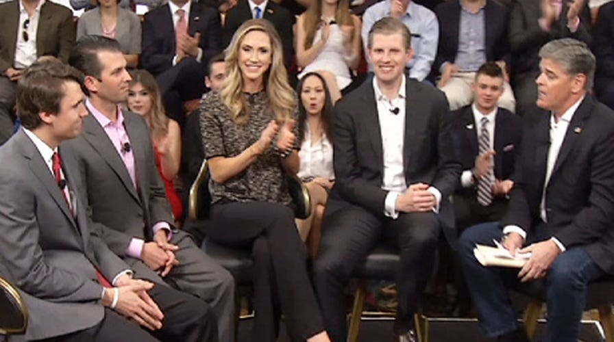 Trump family to young voters: Clinton is the establishment