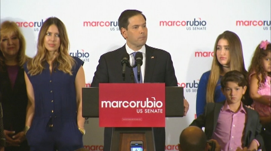 Sen. Rubio delivers victory speech