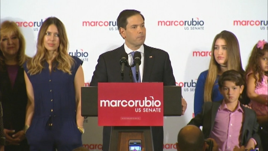 Sen. Rubio delivers victory speech