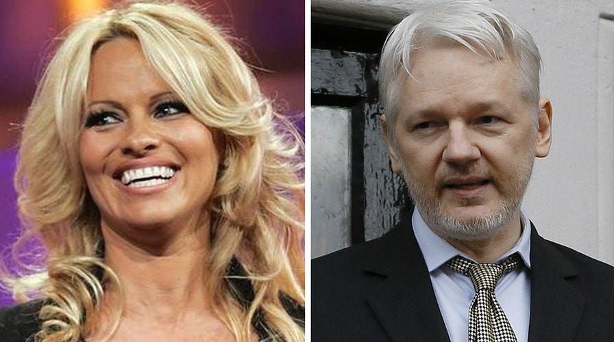 Pamela Anderson: Julian Assange is a 'hero'