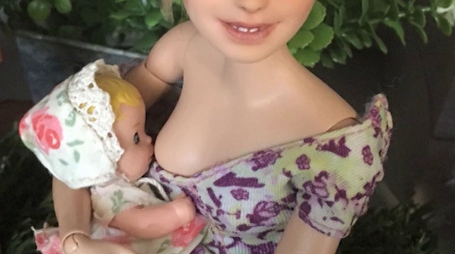 Mom aims to erase stigma of breastfeeding with dolls