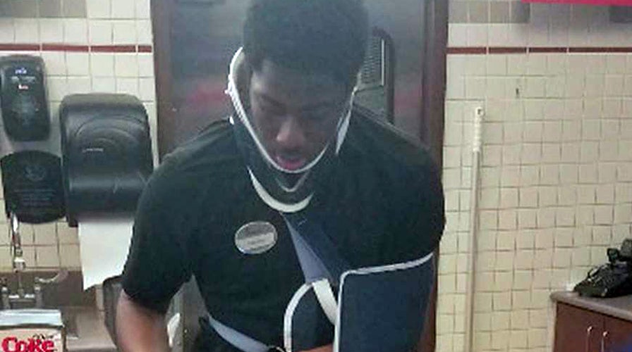 Fox Flash: Injured Chick-fil-A employee goes viral