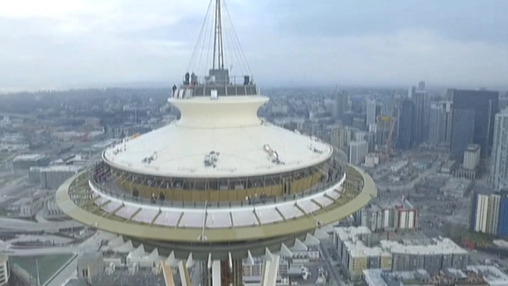 Watch drone slam into Seattle's Space Needle